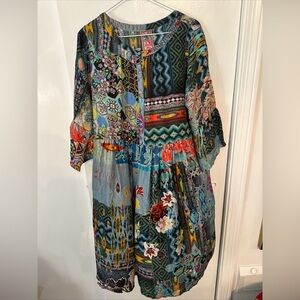 Johnny Was Silk Dress